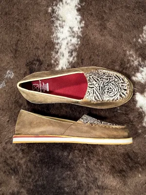 Liliosa Twisted X Slip - On Loafer - Bomber & Light Taupe